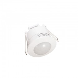 Ανιχνευτής Κίνησης Λευκός Οροφής Χωνευτός 1200W 220-240V Eurolamp