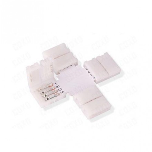 Σταυρός 4 Επαφών RGB 5050 (7,2-14,4W) 12V/24V DC Eurolamp