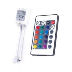 Ασύρματο IR Controller RGB DC 5V/30W 12V/72W 24V/144W Eurolamp