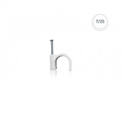 Στερεωτικά Καρφιά Ρόκα Ø7/25 ΜΜ ΛΕΥΚΟ 100 ΤΕΜ Eurolamp