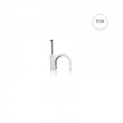 Στερεωτικά Καρφιά Ρόκα Ø7/35 ΜΜ ΛΕΥΚΟ 100 ΤΕΜ Eurolamp