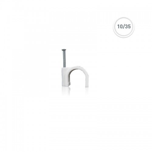 Στερεωτικά Καρφιά Ρόκα Ø10/35 ΜΜ ΛΕΥΚΟ 100 ΤΕΜ Eurolamp