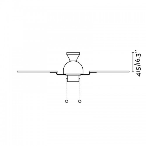 Ανεμιστήρας Με Ατσάλινο Μοτέρ Με ABS Λεπίδες Ø1320 IP20 CUBA FARO