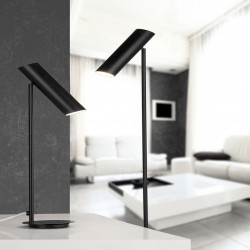 Μοντέρνο Φωτιστικό Δαπέδου Με Περιστρεφόμενη Κεφαλή Σε Μαύρο Χρώμα 1xGU10 LINK FARO