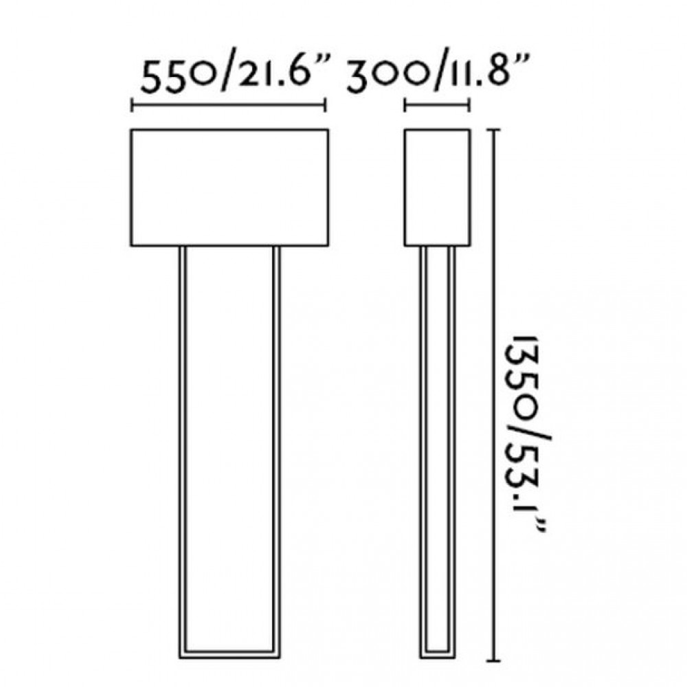 Μεταλλικό Φωτιστικό Δαπέδου Με Υφασμάτινο Καπέλο Σε Λευκό Χρώμα 2xE27 VESPER FARO
