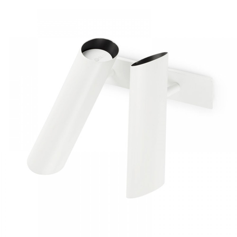 Μεταλλικό Επίτοιχο Φωτιστικό Με Ρυθμιζόμενη Κεφαλή Σε Λευκό Χρώμα 2xGU10 LINK FARO