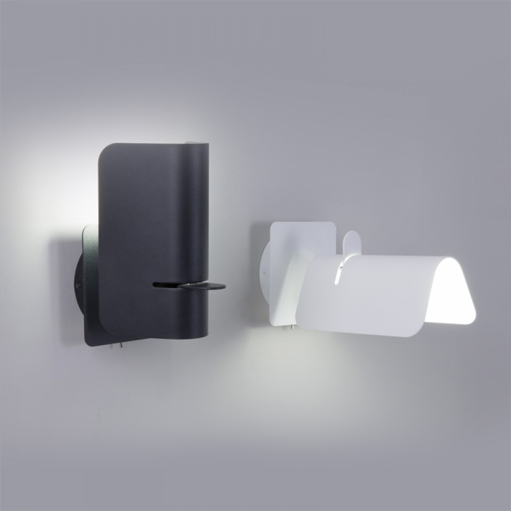 Μεταλλικό Επίτοιχο Φωτιστικό Σε Λευκό Χρώμα 1xE27 SMILE FARO