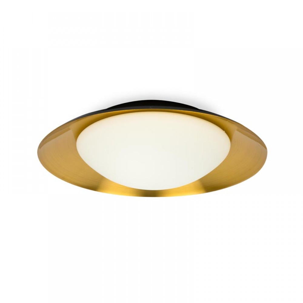 LED Μεταλλικό Φωτιστικό Οροφής 2015W Σε Μαύρο-Χάλκινο Χρώμα Ø450 1xG9 SIDE FARO