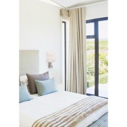 Μεταλλική Απλίκα Με Λευκό Καπέλο Και Βοηθητικό Φως Σε Νικέλ Χρώμα Rob FARO