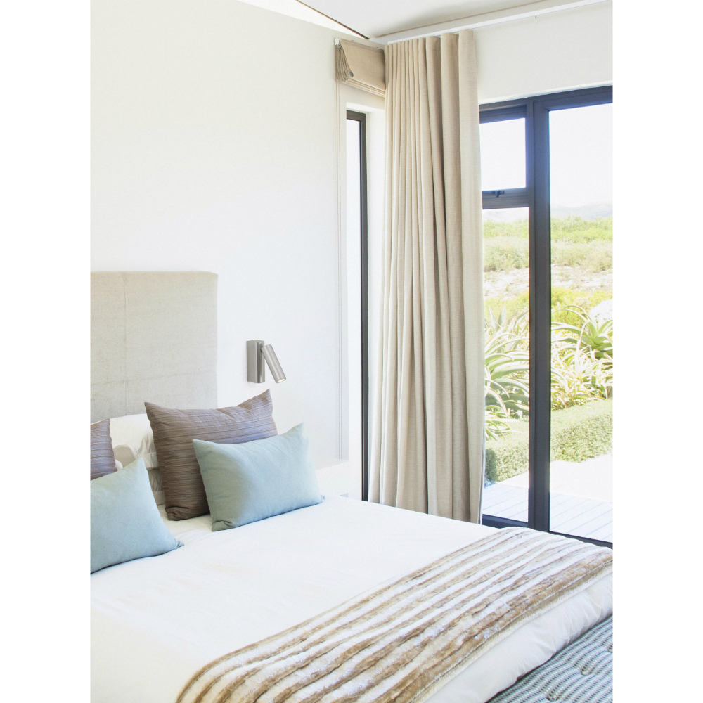 LED Μεταλλικό Επιτοίχιο Φωτιστικό 3W Σε Νικέλ Ματ Χρώμα Rob FARO