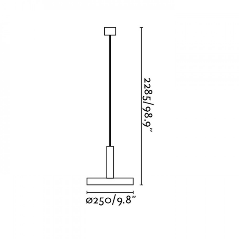 Κρεμαστό Φωτιστικό Αλουμινίου Σε Δύο Χρώματα 1xE27 WHIZZ FARO