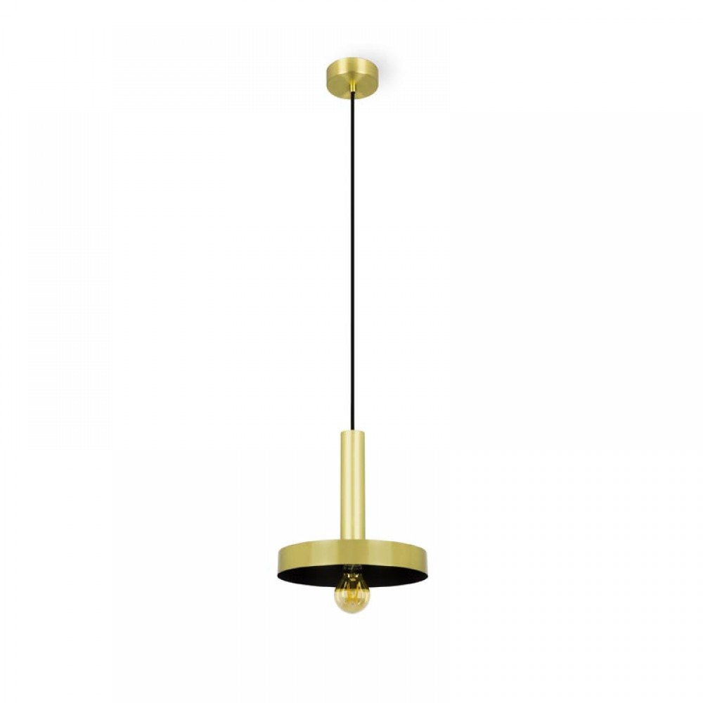 Κρεμαστό Φωτιστικό Αλουμινίου Σε Δύο Χρώματα 1xE27 WHIZZ FARO