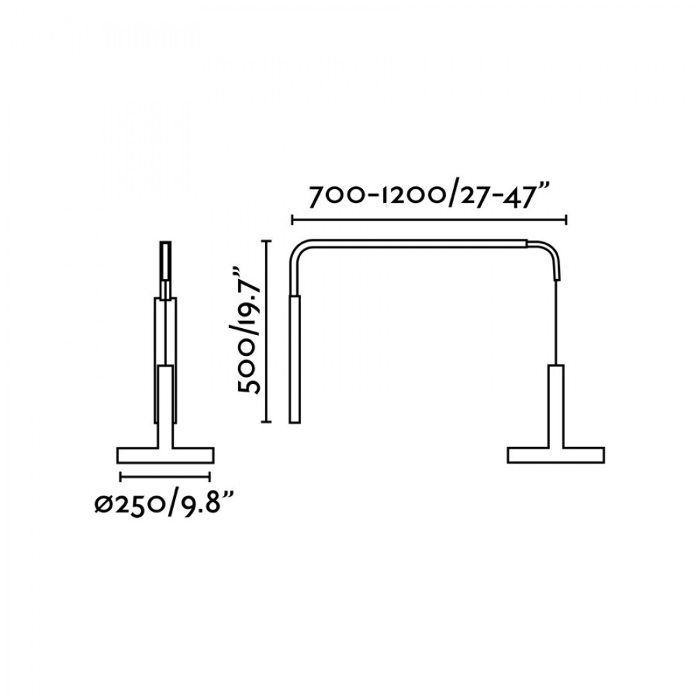 WHIZZ μαύρο επιτοίχιο φωτιστικό επεκτάσιμο FARO