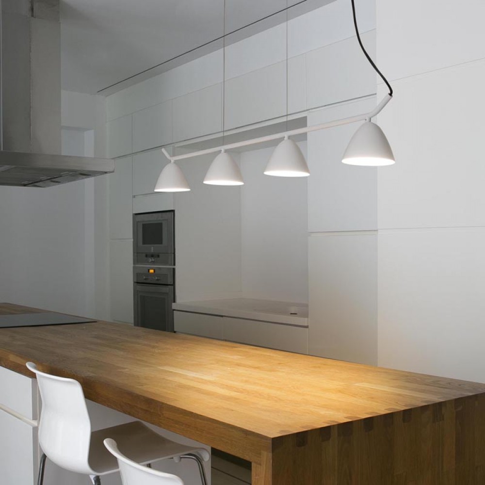 LED Κρεμαστό Φωτιστικό Αλουμινίου 40W SMD Σε Δύο Χρώματα FLASH FARO