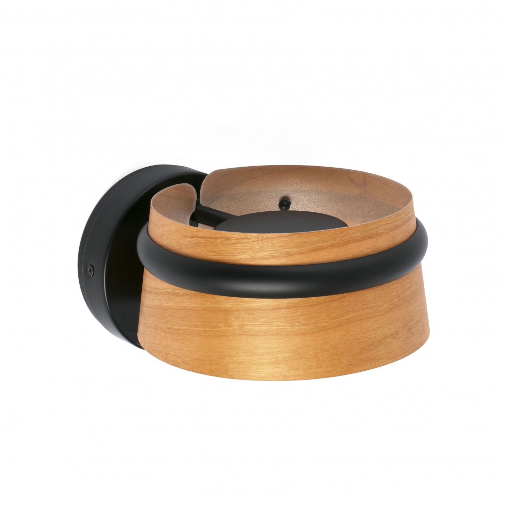 LOOP LED Μαύρο επιτοίχιο φωτιστικό FARO