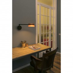 LOOP LED Μαύρο επιτοίχιο φωτιστικό FARO