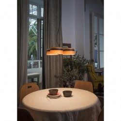 LOOP LED Μαύρο κρεμαστό φωτιστικό FARO