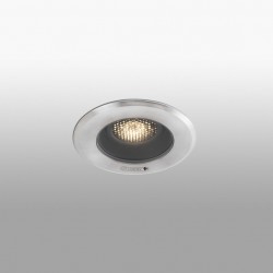 GEISER Γκρι Χωνευτό Φωτιστικό Όροφής με δυνατότητα προσαρμογής inox FARO