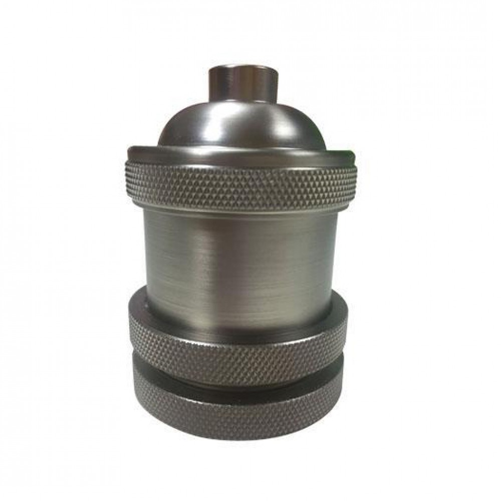 Ντουί Μεταλλικό Νίκελ Ματ E27 Eurolamp