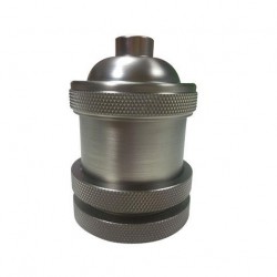 Ντουί Μεταλλικό Νίκελ Ματ E27 Eurolamp