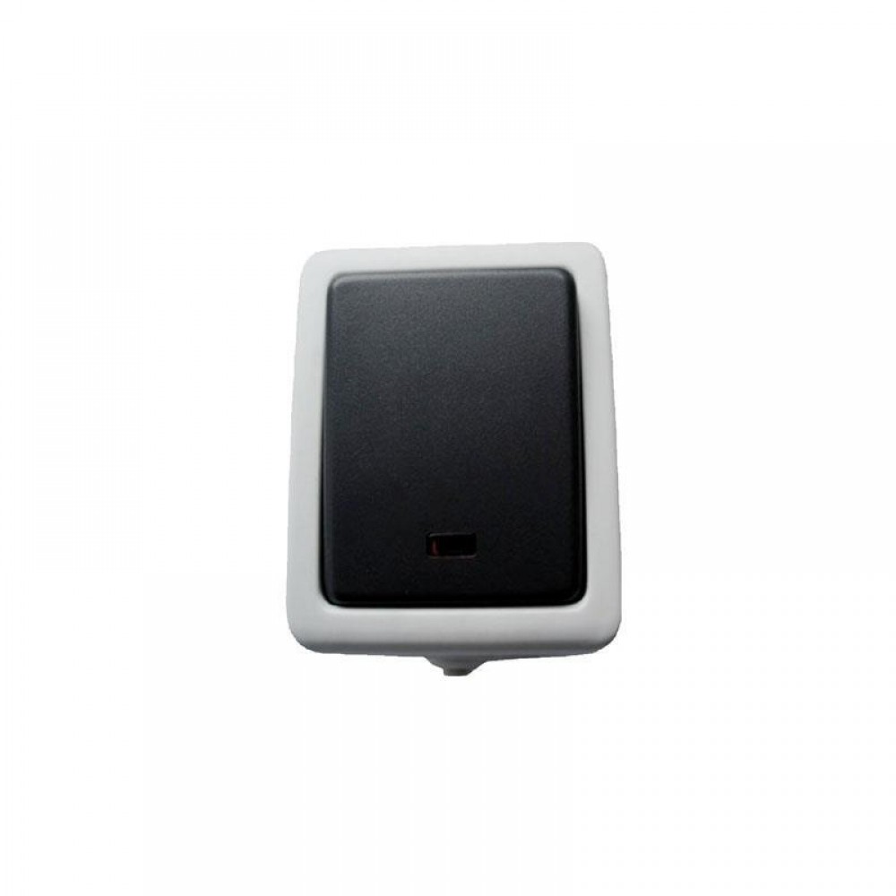 Μπούτον Εξωτερικό Κουδουνιού Γκρι 2400W IP54 Eurolamp