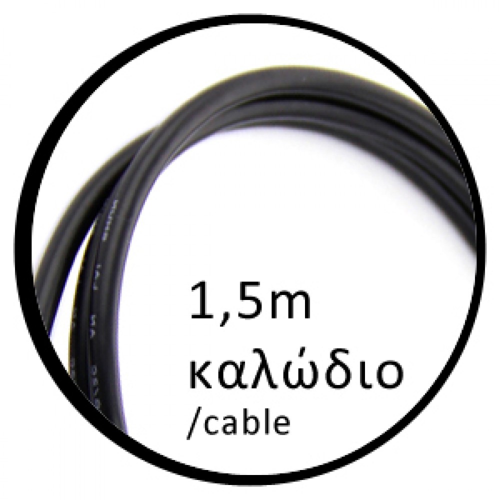 Πολύπριζο Υπερτάσεως Με Ασφάλεια 3 Θέσεων Με Καλώδιο 1,5m 3X1mm Eurolamp