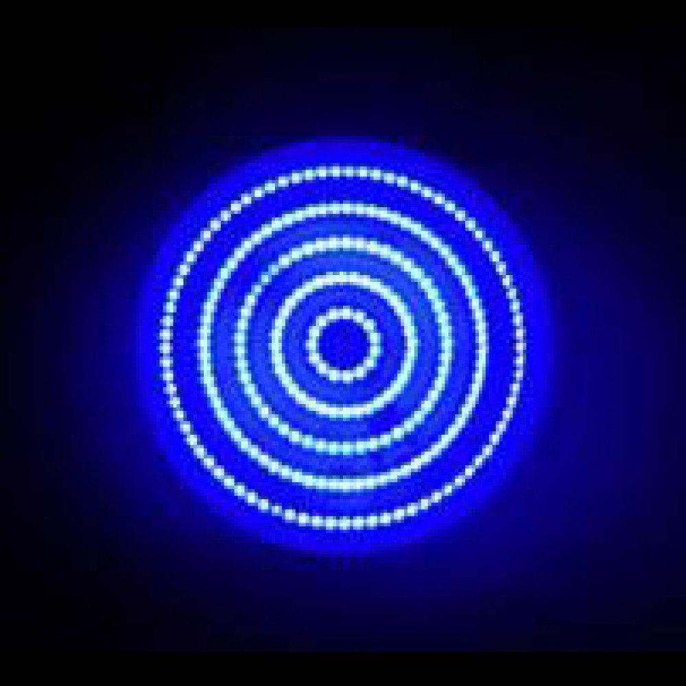 18W LED Φωτιστικό Αδιάβροχο Πισίνας Φ230 90° Σε Λευκό 12V IP68 Μπλε Eurolamp