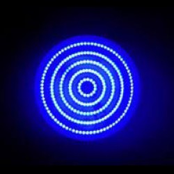 18W LED Φωτιστικό Αδιάβροχο Πισίνας Φ230 90° Σε Λευκό 12V IP68 Μπλε Eurolamp