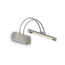 LED Μεταλλικό Φωτιστικό 0,07W Με Ανακλινόμενο LED Κάλυμμα & Διακόπτη ​Χρώμιο L:26xH:18 BOW IDEAL LUX