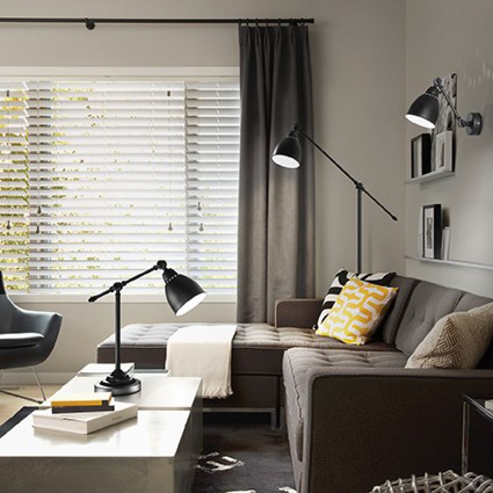 Μεταλλικό Φωτιστικό Δαπέδου Με Ρυθμιζόμενο Βραχίωνα Και Εσωτερικό Λευκό Σε Νίκελ Χρώμα 1XE27 NEWTON IDEAL LUX