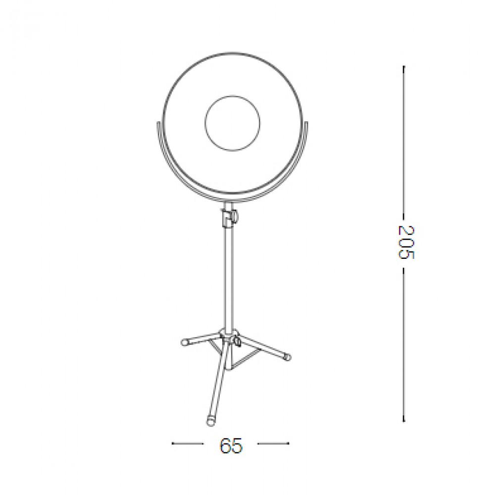 Μεταλλικό Φωτιστικό Δαπέδου Με Καμπάνα Σε Μαύρο Φινιρισμά Και Εσωτερικό Σε Ασημί Χρώμα 1xE27 STAGE IDEAL LUX