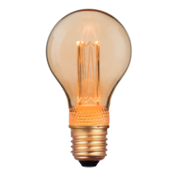 LED Νήματος Amber Glass A60 E27 4W 230V Dimmable Led Id