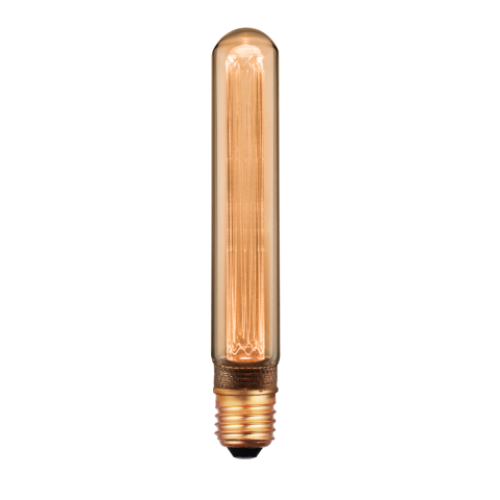 LED Νήματος Amber Glass Τ30 E27 2.5W 230V Dimmable Led Id