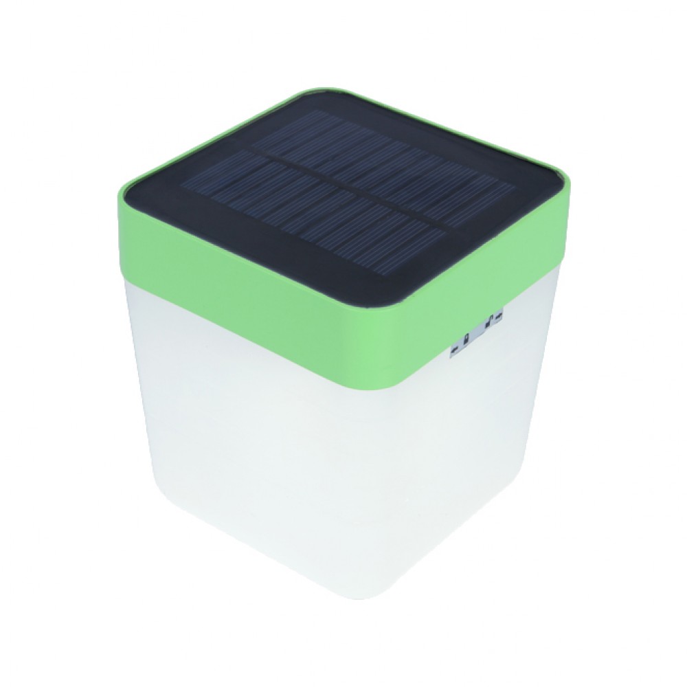 LED Ηλιακό Επιτραπέζιο Φορητό Φωτιστικό 2.3W IP44 Σε Διάφορα Χρώματα TABLE CUBE LUTEC