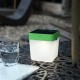 LED Ηλιακό Επιτραπέζιο Φορητό Φωτιστικό 2.3W IP44 Σε Διάφορα Χρώματα TABLE CUBE LUTEC
