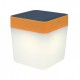 LED Ηλιακό Επιτραπέζιο Φορητό Φωτιστικό 2.3W IP44 Σε Διάφορα Χρώματα TABLE CUBE LUTEC