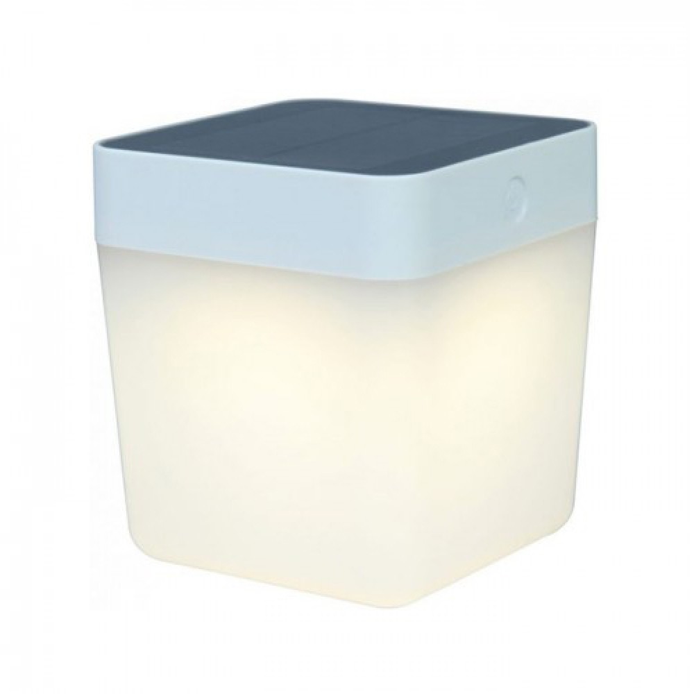 LED Ηλιακό Επιτραπέζιο Φορητό Φωτιστικό 2.3W IP44 Σε Διάφορα Χρώματα TABLE CUBE LUTEC