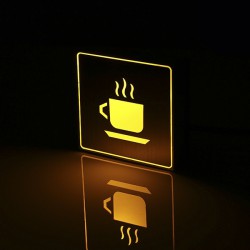 Φωτιστικό LED Σήμανσης Αλουμινίου Καφετέρια GLOBO STAR