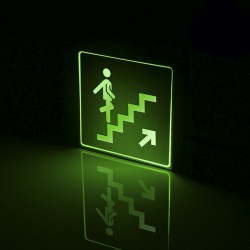 Φωτιστικό LED Σήμανσης Αλουμινίου Σκάλας Επάνω GLOBO STAR