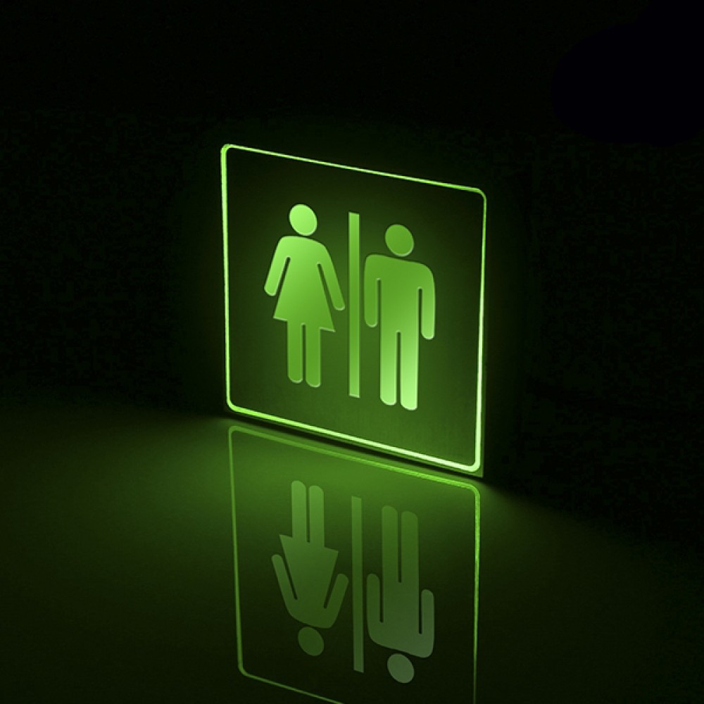 Φωτιστικό LED Σήμανσης Αλουμινίου WC GLOBO STAR