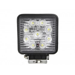 Προβολέας LED Εργασίας Square 27 Watt 10-30v Ψυχρό Λευκό