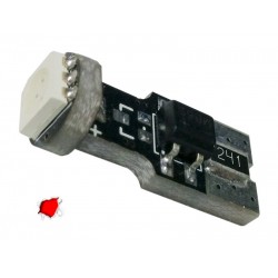 Λαμπτήρας T10 Can Bus με 1 SMD 5050 Κόκκινο