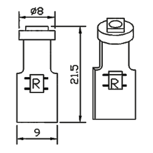 Λαμπτήρας T10 Can Bus με 1 SMD 5050 Κόκκινο