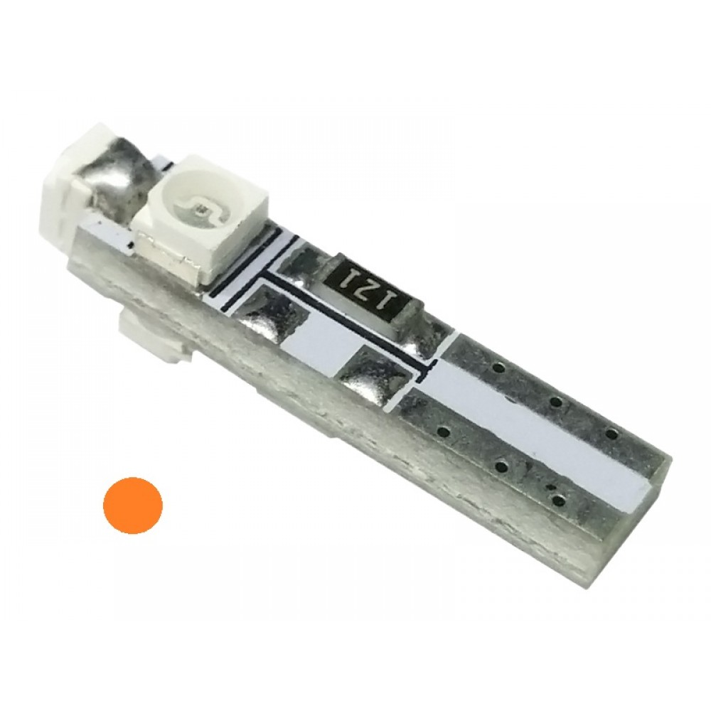 Λαμπτήρας Τ5 με 3 SMD 1210 Πορτοκαλί