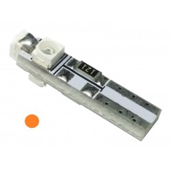 Λαμπτήρας Τ5 με 3 SMD 1210 Πορτοκαλί