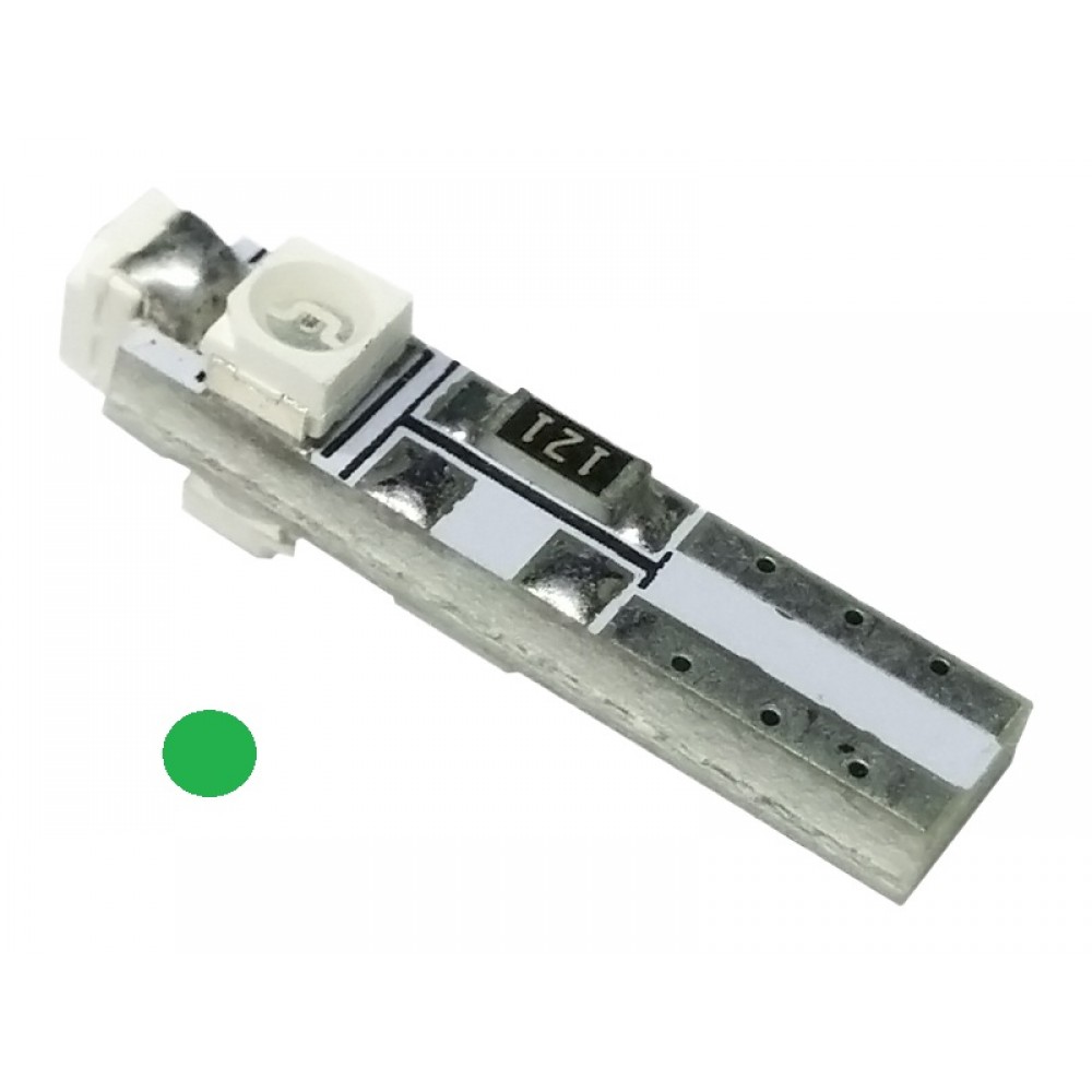 Λαμπτήρας Τ5 με 3 SMD 1210 Πράσινο
