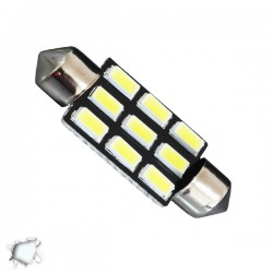 Σωληνωτός LED PCB 39mm με 9 SMD 5630 Samsung Chip Λευκό 6000k GLOBO STAR