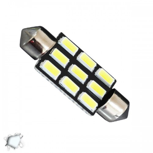 Σωληνωτός LED PCB 39mm με 9 SMD 5630 Samsung Chip Λευκό 6000k GLOBO STAR