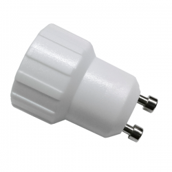 Πλαστικός Αντάπτορας GU10 σε E14
