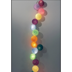  Έτοιμη Διακοσμητική Γιρλάντα Beelights Με Φωτάκια Σε Ένα Πολύχρωμο Συνδυασμό